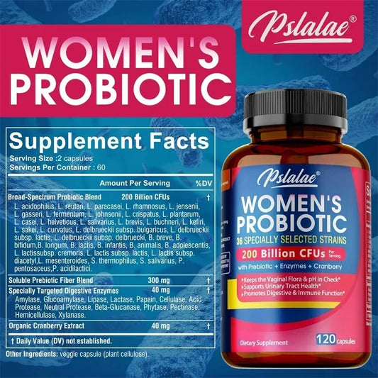 4-in-1 Women’s Probiotic for Digestive, Urinary, and Feminine Balance