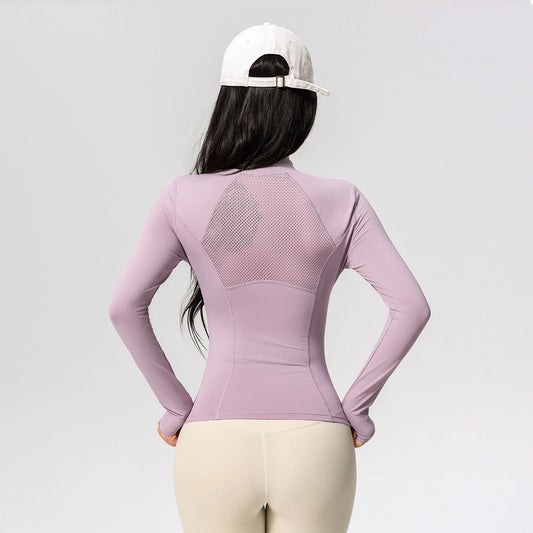 Performance Long-Sleeve Top Designed for Movement, Elegance, and Endurance