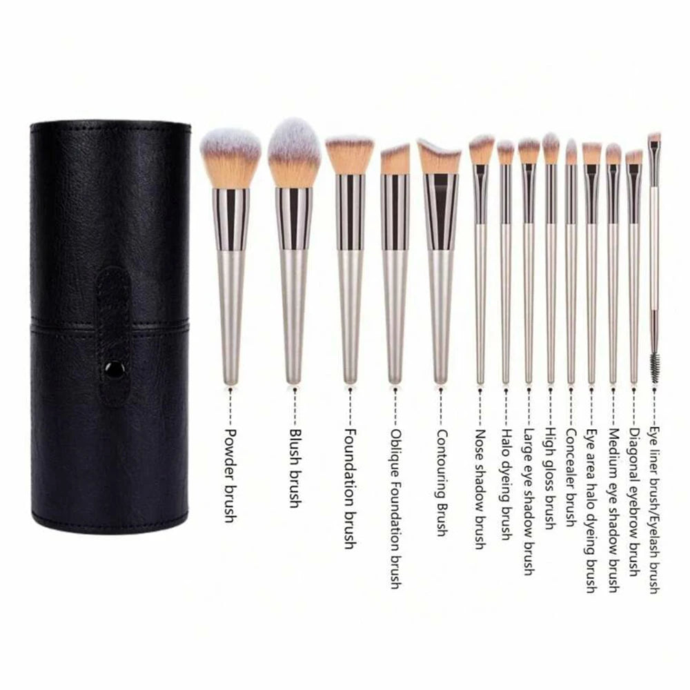 14-Piece Professional Makeup Brush Set for Flawless Application