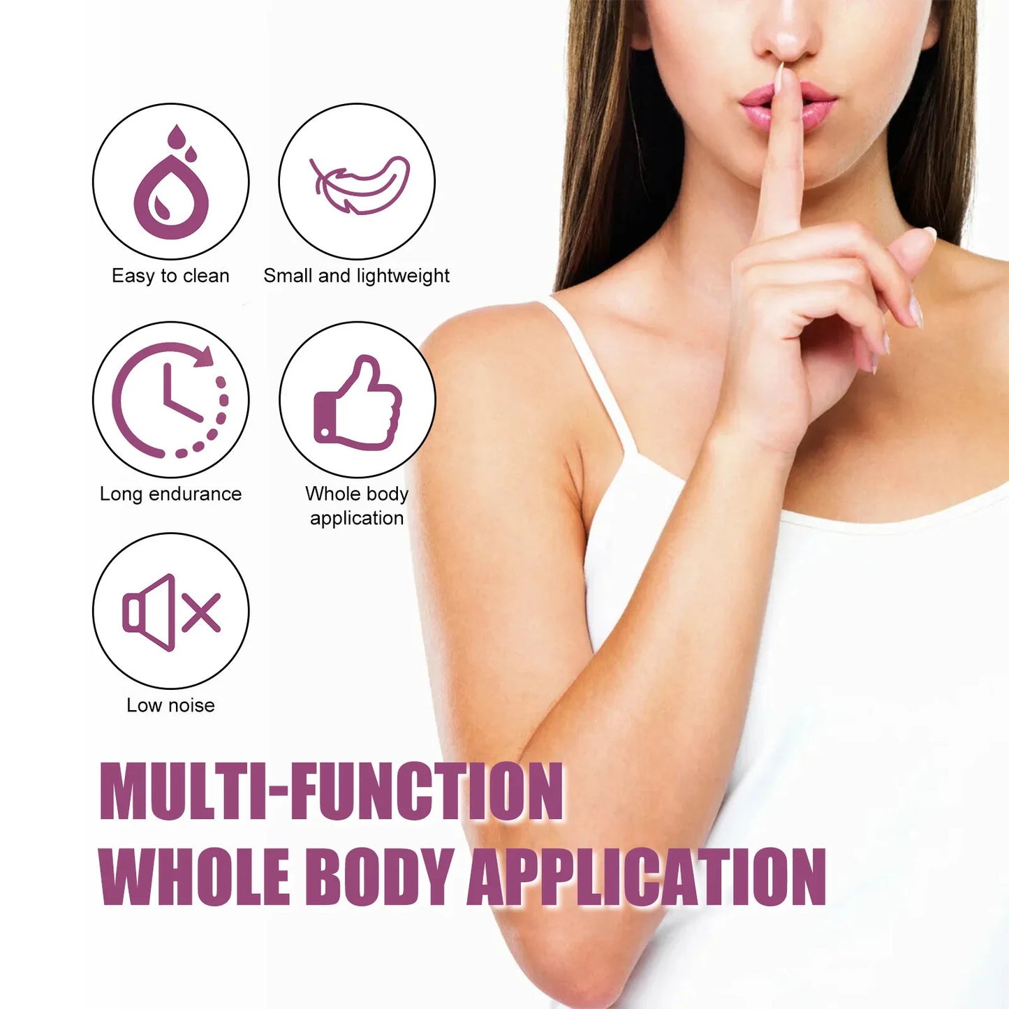 Lipstick Facial Hair Remover: Painless Portable Electric Shaver for Women