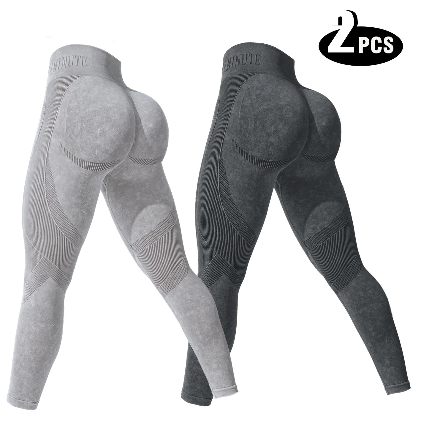 Sculpting Seamless Gym Shorts – 2-Pack for Lift, Comfort, and Confidence