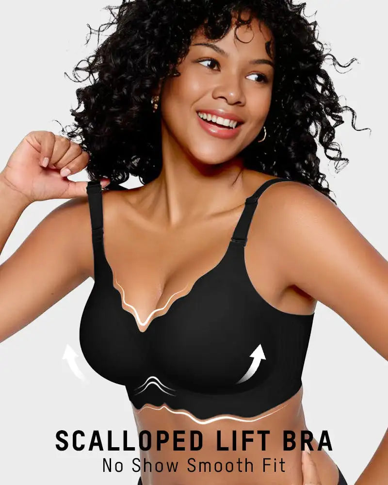Wireless Push-Up Bra with Jelly Strip Support
