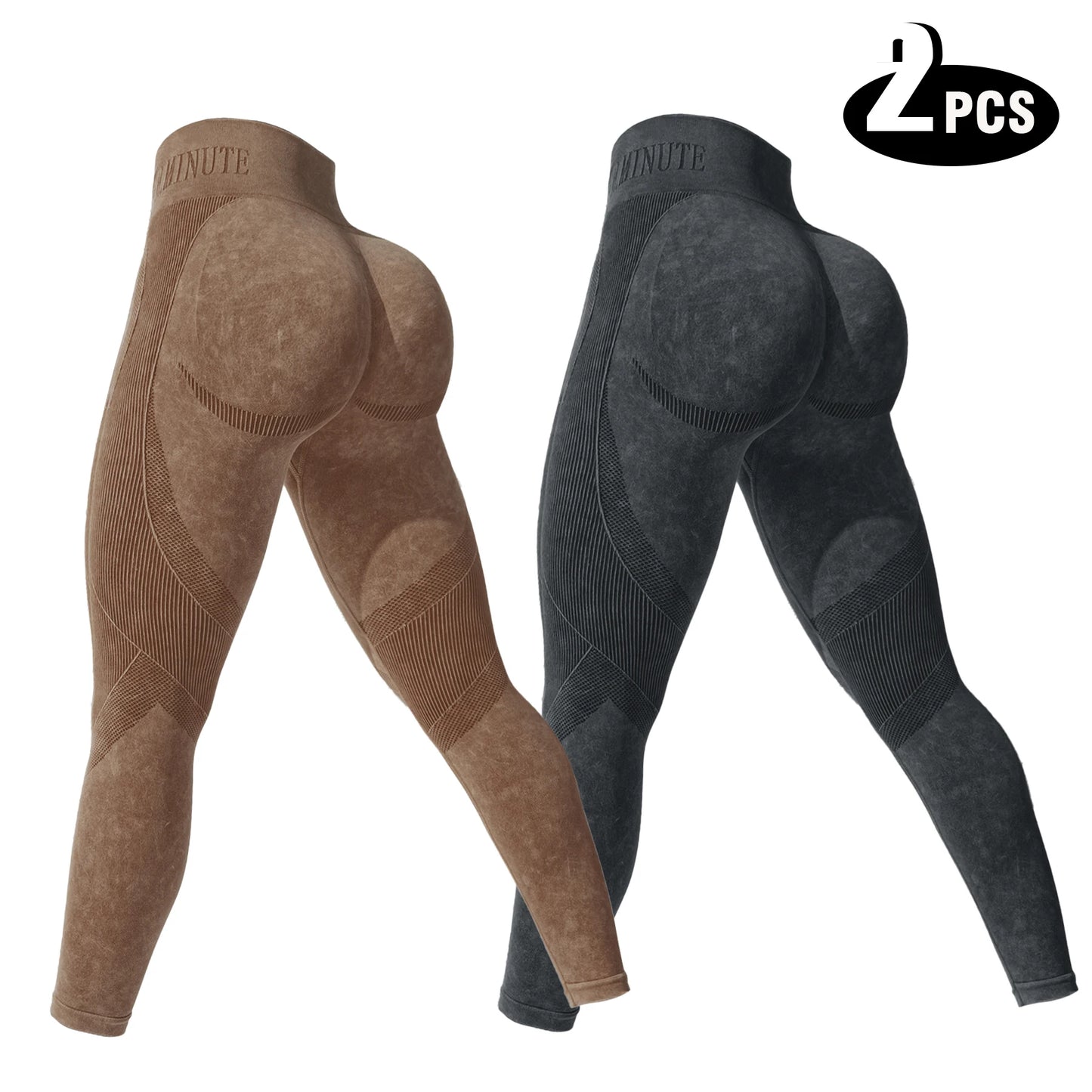 Sculpting Seamless Gym Shorts – 2-Pack for Lift, Comfort, and Confidence