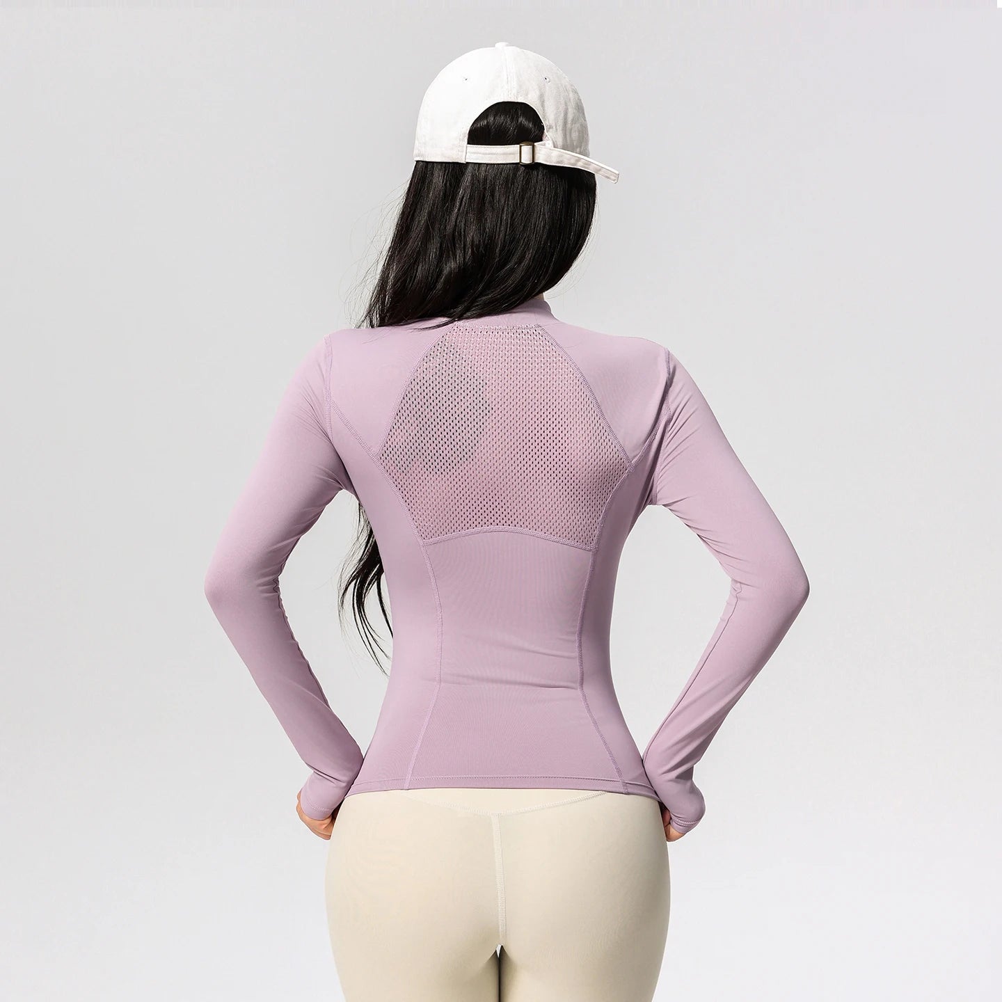 Performance Long-Sleeve Top Designed for Movement, Elegance, and Endurance