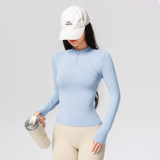 Performance Long-Sleeve Top Designed for Movement, Elegance, and Endurance